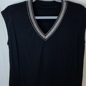 Black Top with Gray trim